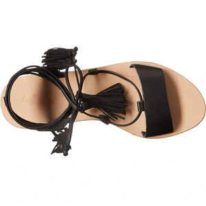 NIB Loeffler Randall Black Saffron Sandal Size 5.5